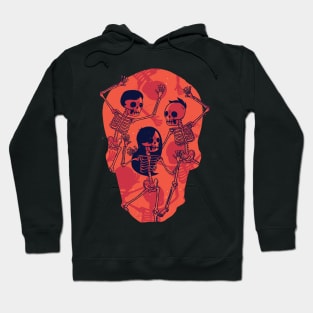 Dancing Party Skeletons Hoodie